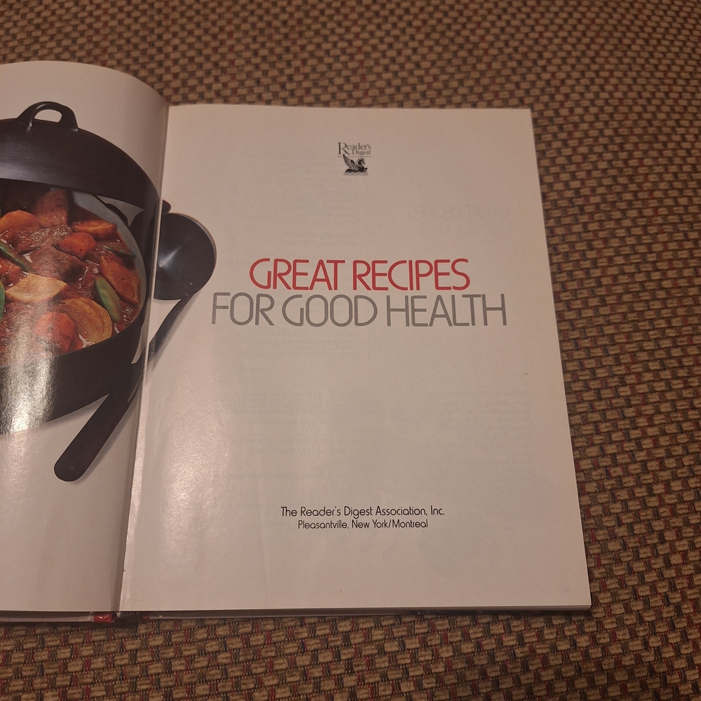 Reader's Digest Great Recipes for Good Health Cookbook - 3rd Printing 1989 - Picture 3 of 16